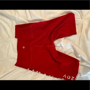 Lulu Lemon Wunderunder Anniversary Leggings